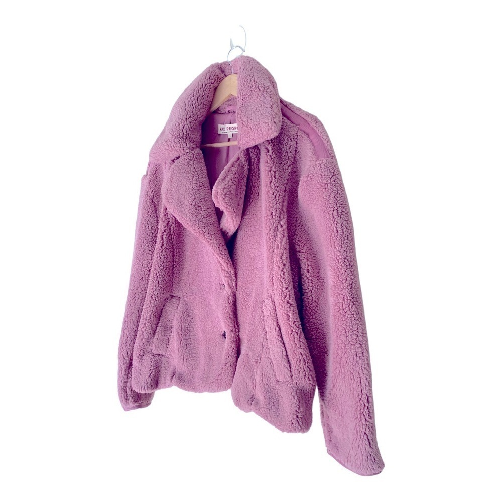 Free People Joplin Cozy Jacket Faux Fur - Picture 6 of 14
